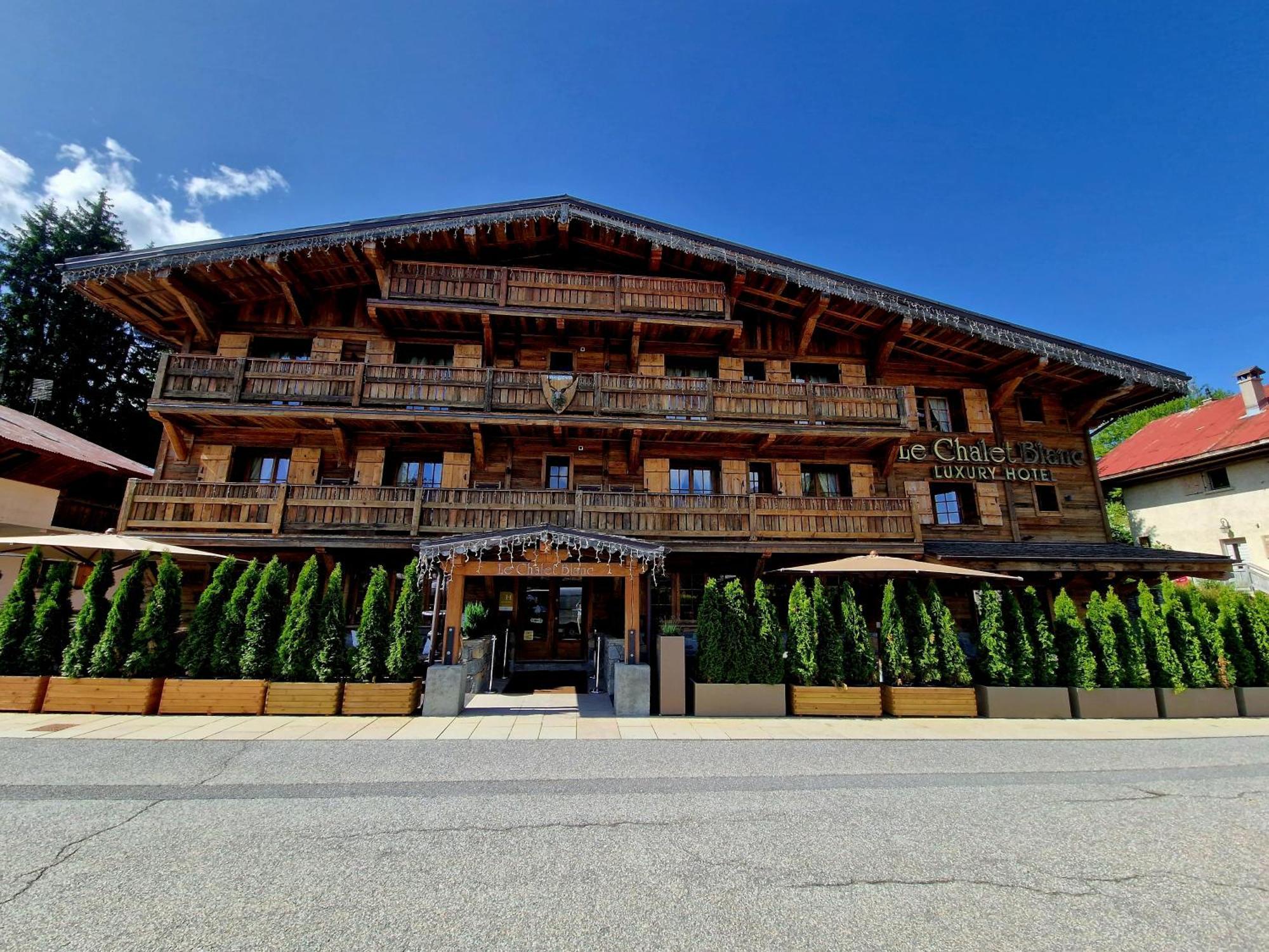 Le Chalet Blanc Megève Buitenkant foto