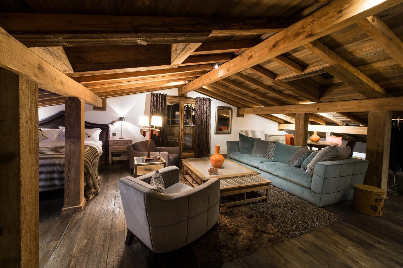 Le Chalet Blanc Megève Buitenkant foto